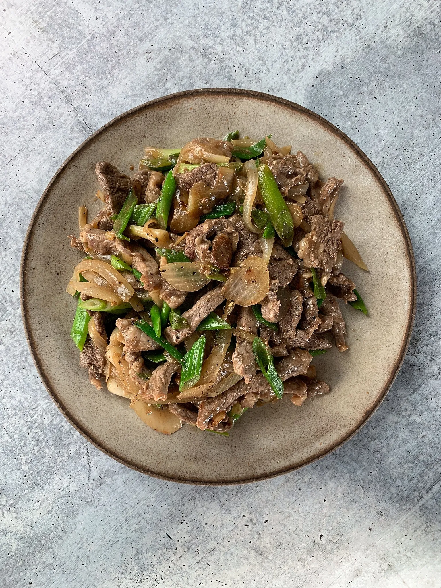 Scallion Beef 蔥爆牛肉
