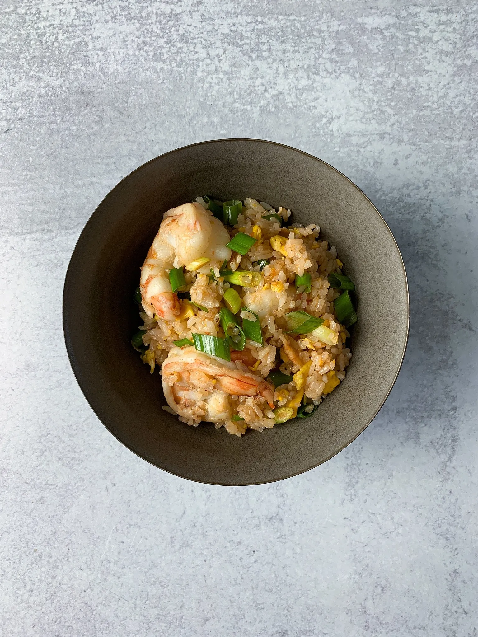 Scallion Prawn Fried Rice 蔥蝦炒飯