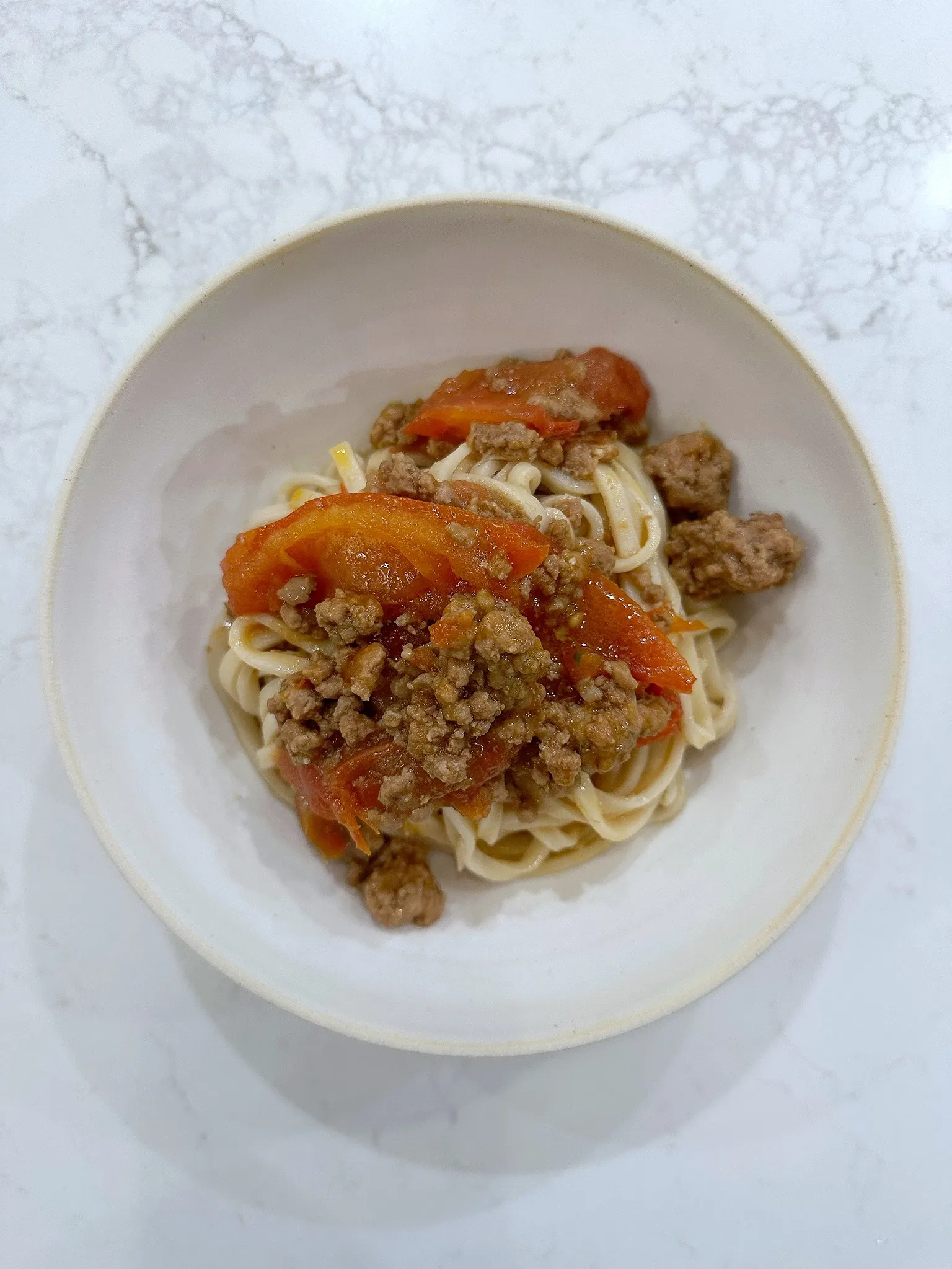 Tomato Pork Noodle 蕃茄肉燥乾麵