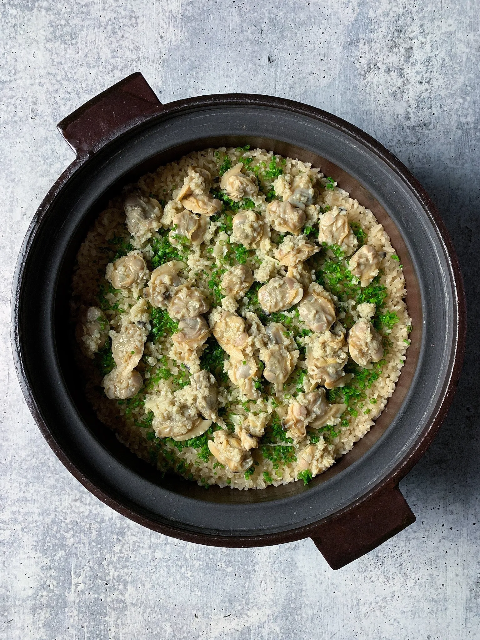 Garlic Clam Rice 蒜蛤ご飯
