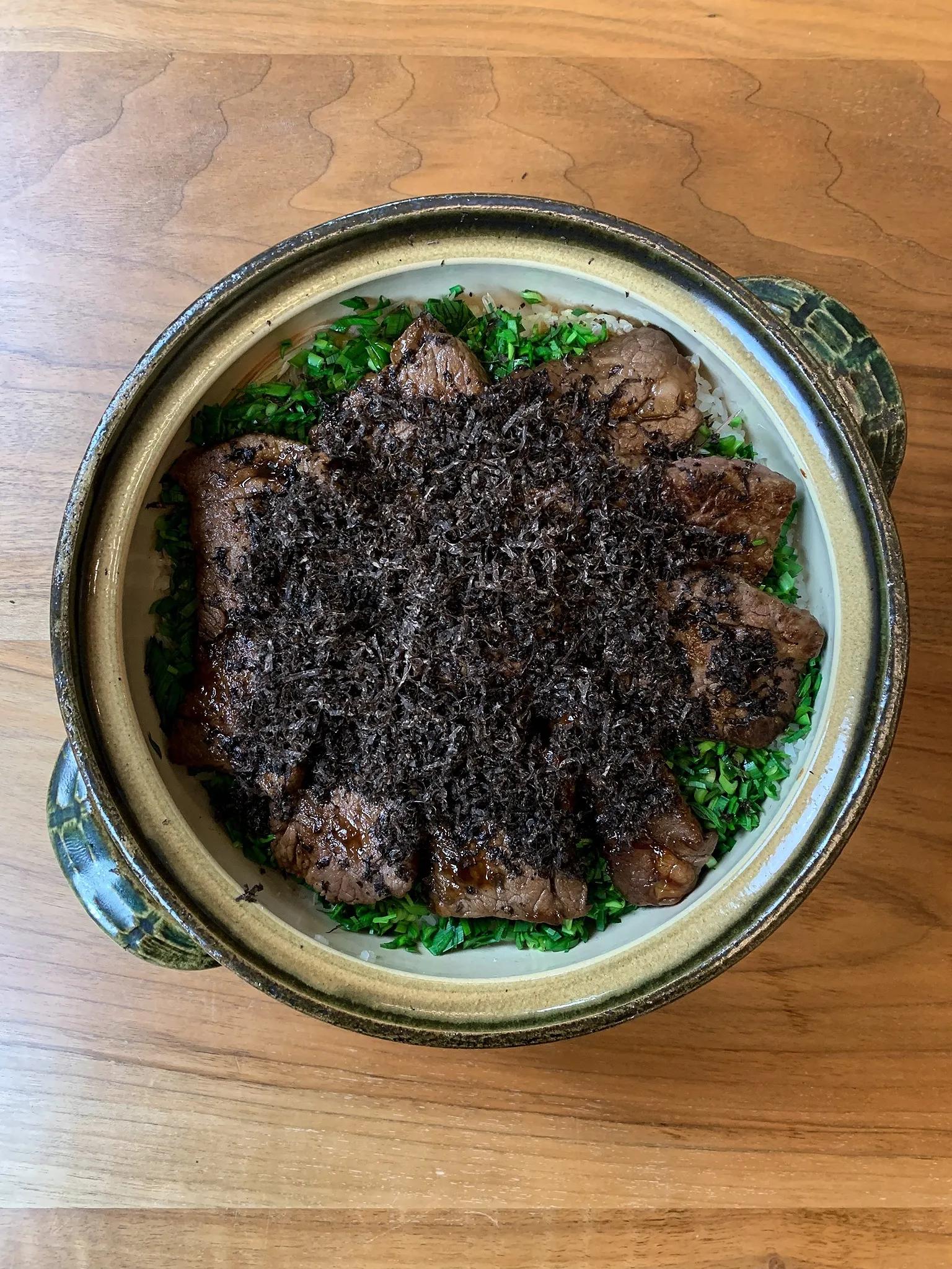 Beef Chive Rice 牛ねぎご飯