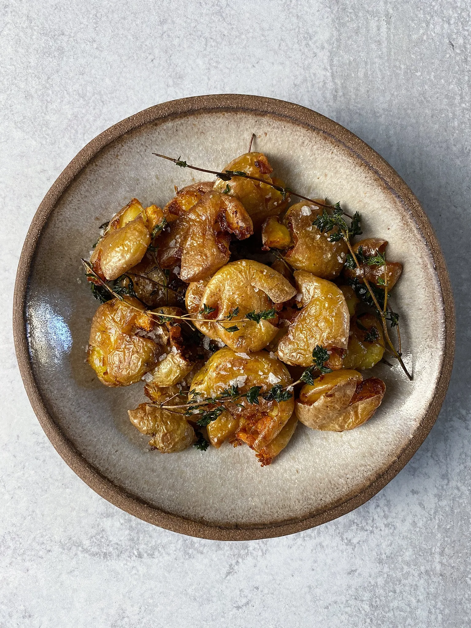 Fried Smash Potatoes